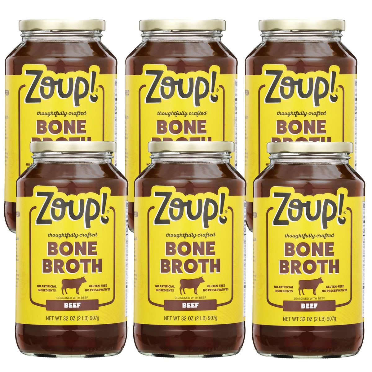 Beef Bone Broth 6-Pack 32 oz X7129