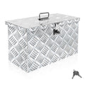 16 Inch Aluminum Waterproof Truck Tool Box with Lock and Keys M131