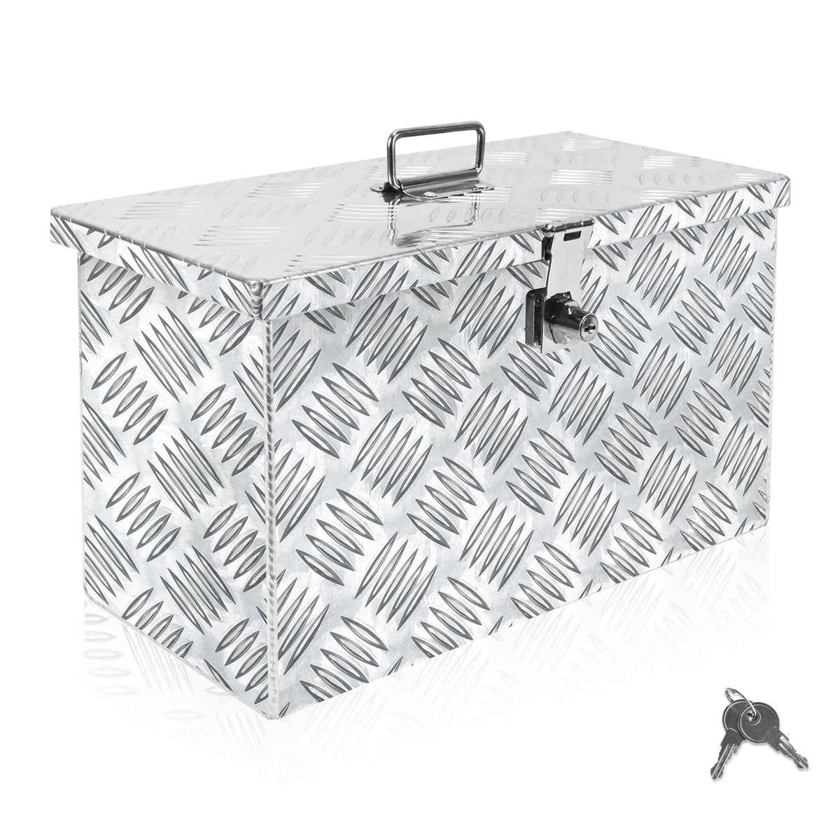 16 Inch Aluminum Waterproof Truck Tool Box with Lock and Keys M131