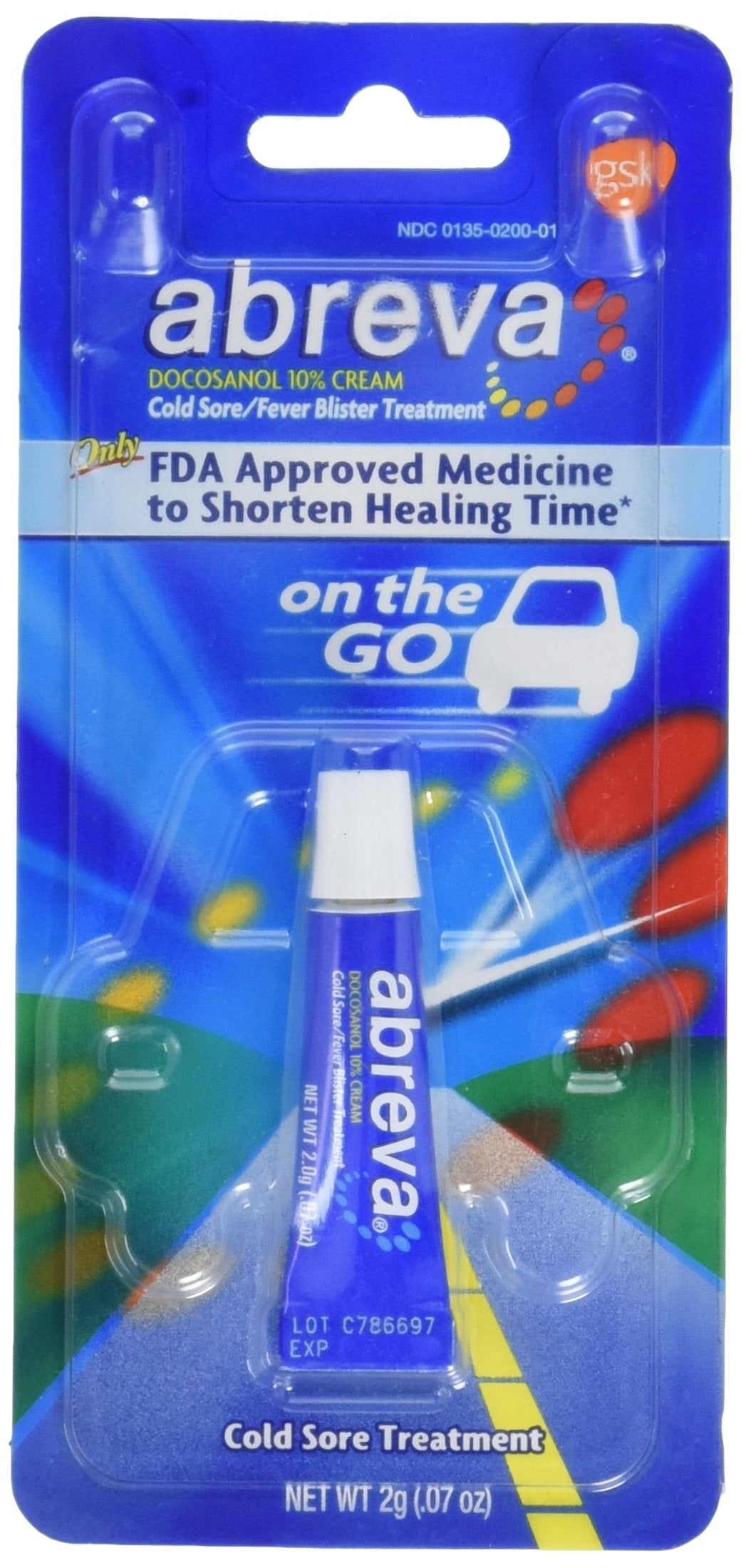 Cold Sore/Fever Blister Treatment, 2 gms (Pack of 2) Z248