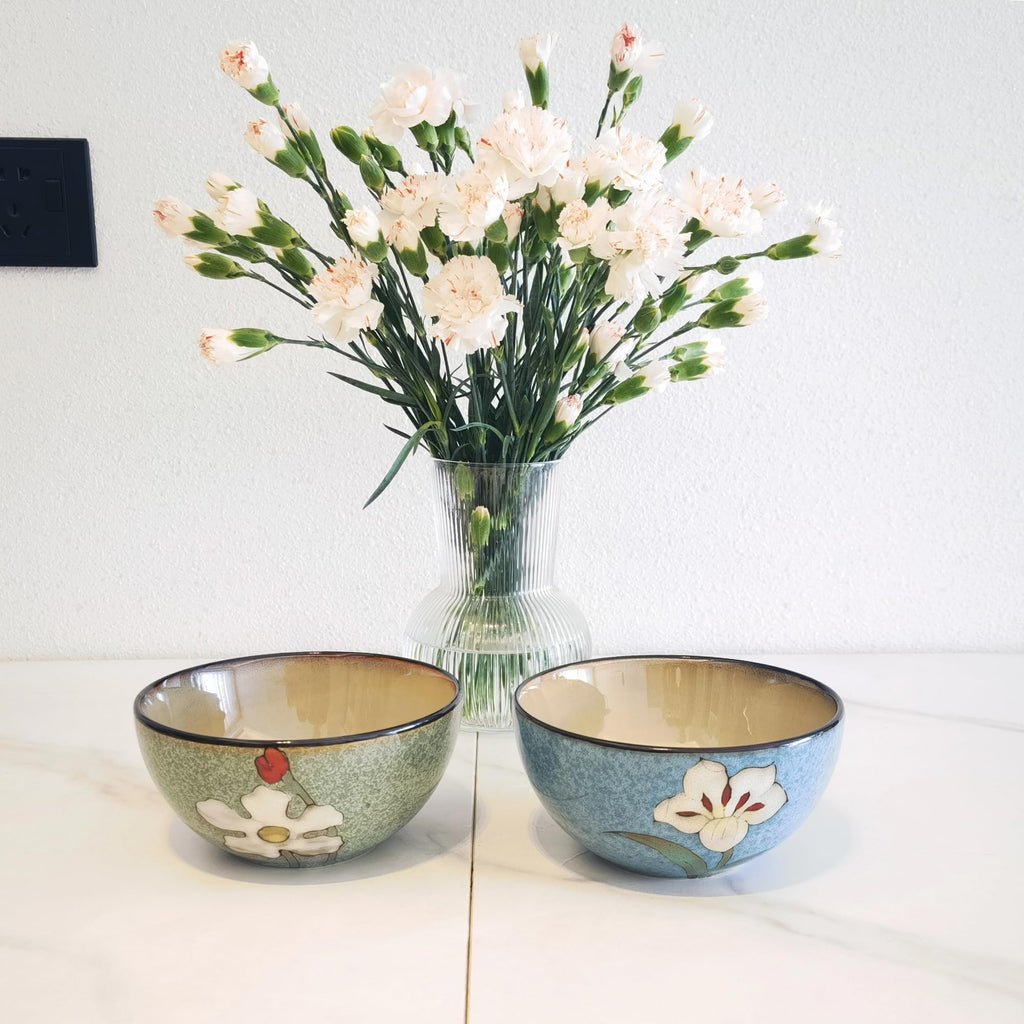 28oz Ceramic Bowl Set of 4 P2396