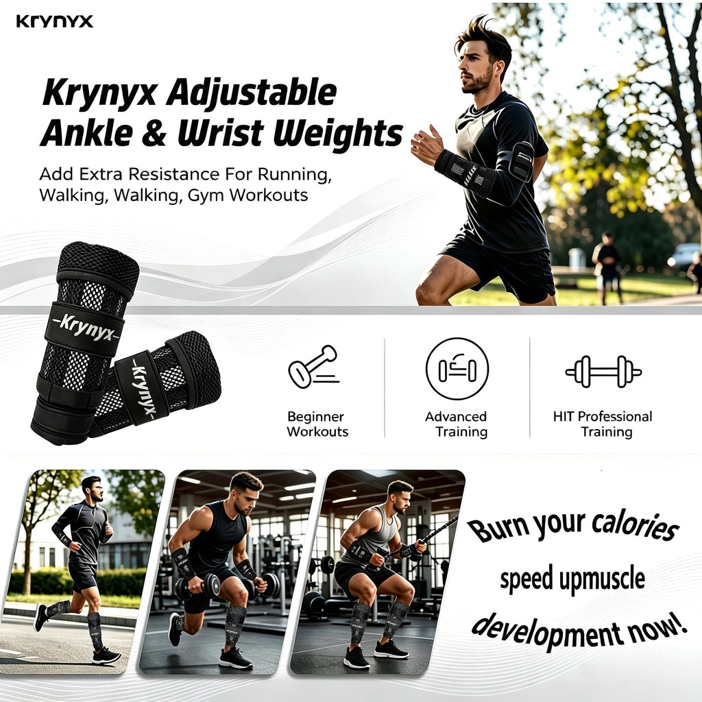Adjustable Wrist Ankle Weights 10/20/30 lb N92917