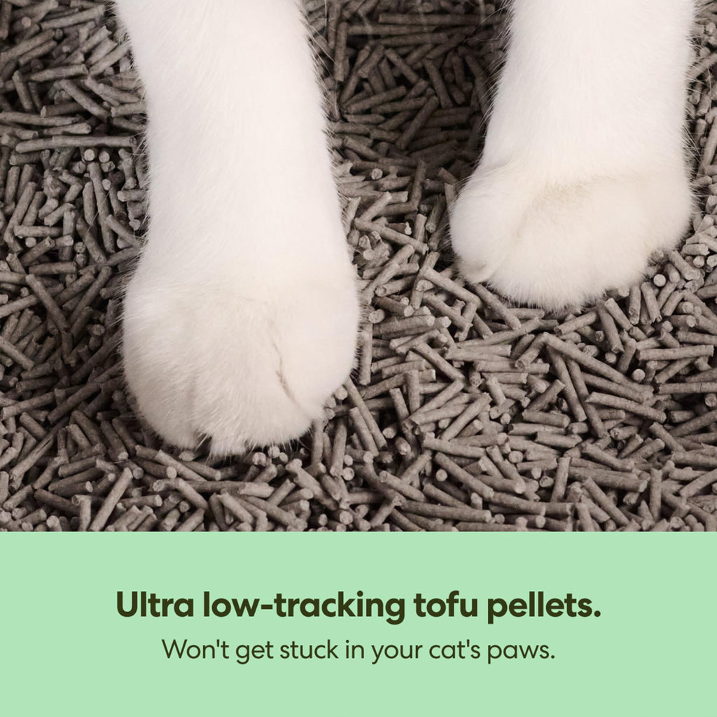 Tofu Cat Litter Clumping Flushable Unscented 9.25lbs 2Bags F866564