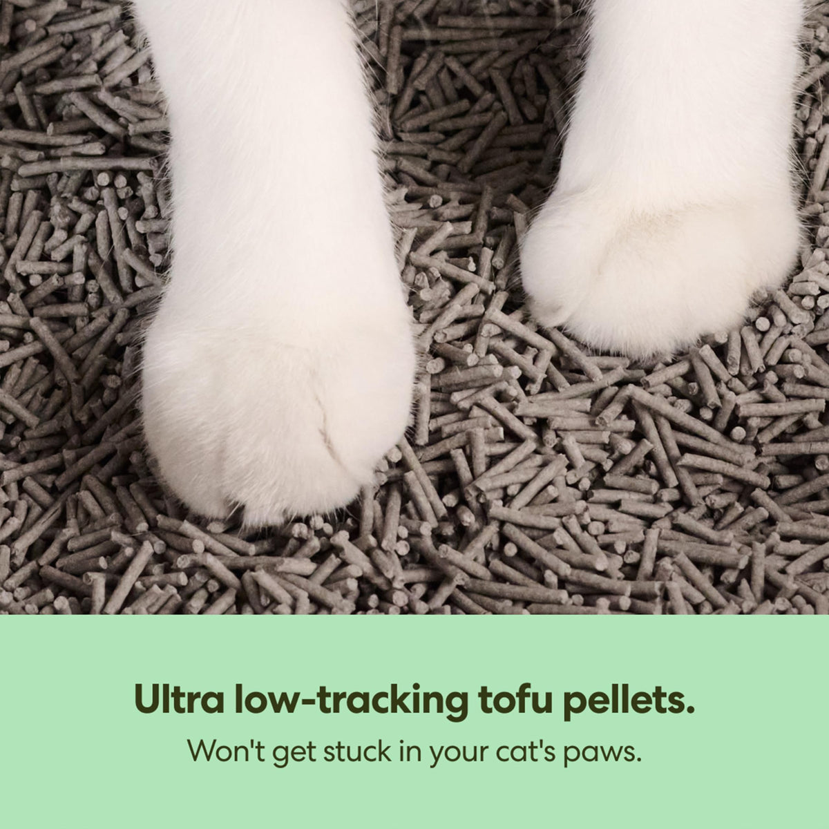 Tofu Cat Litter Clumping Flushable Unscented 9.25lbs 2Bags F866564