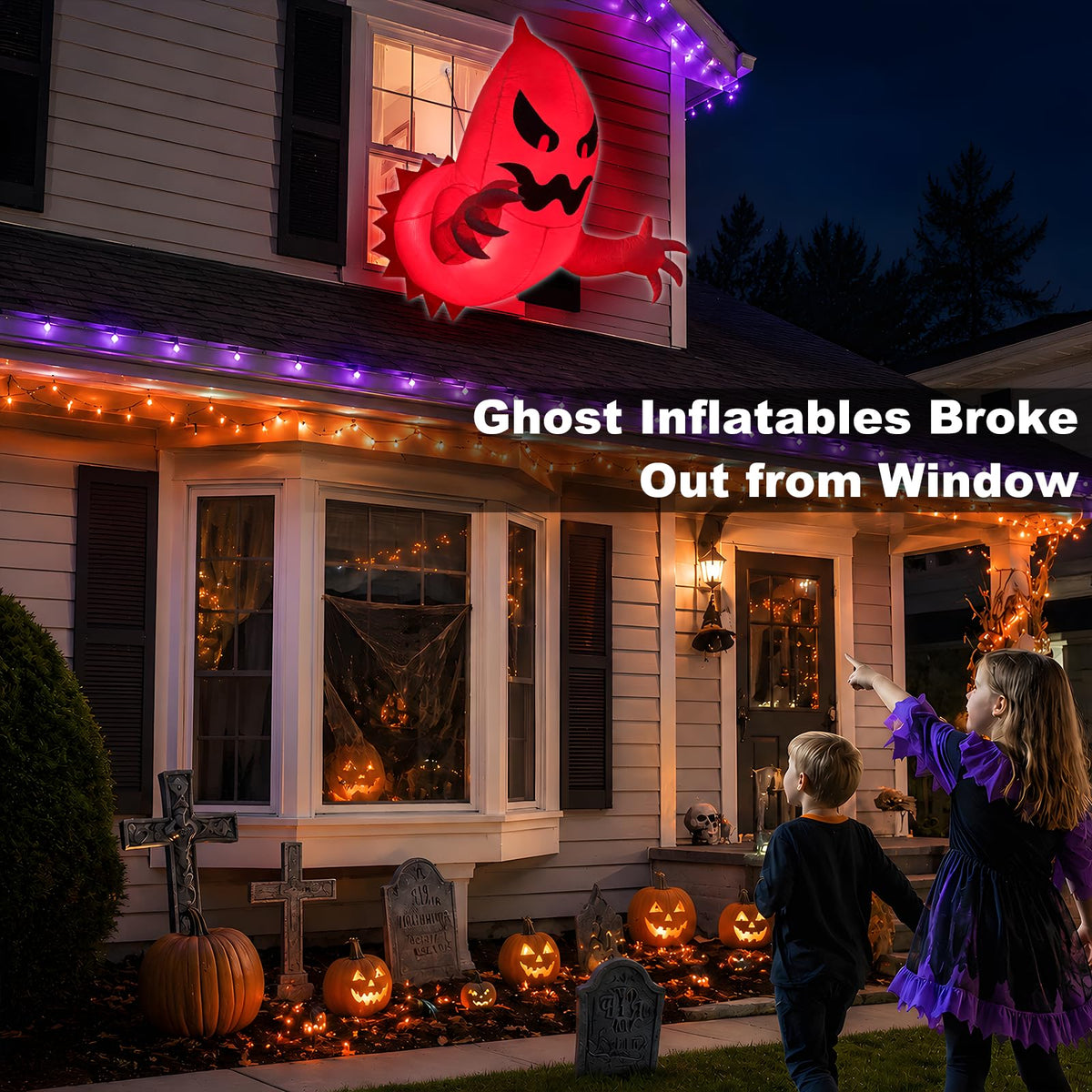 Halloween Ghost Inflatables Window Decorations Q660795
