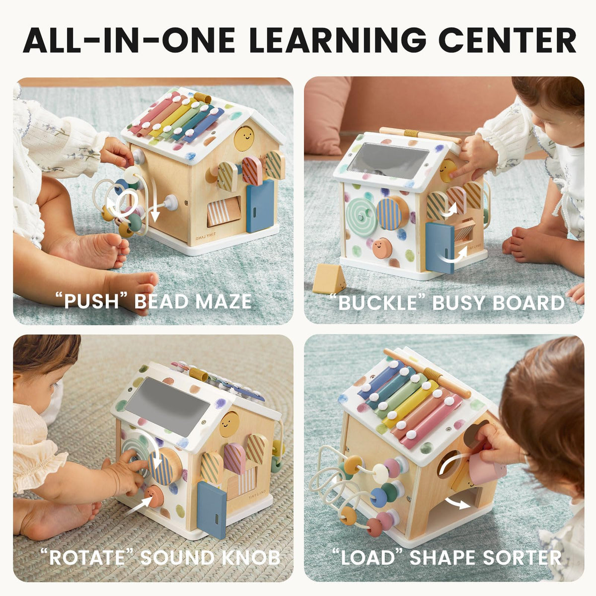 Wooden Activity Cube P732531