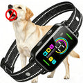 Smart AI Bark Collar with Beep Vibration IP67 Waterproof Jet Black T250