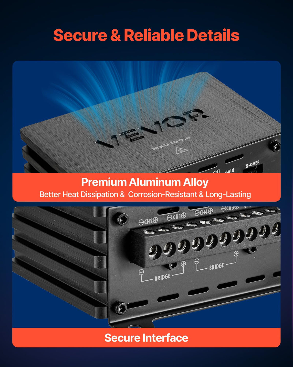 4 Channel Class D Car Audio Amplifier Y723305