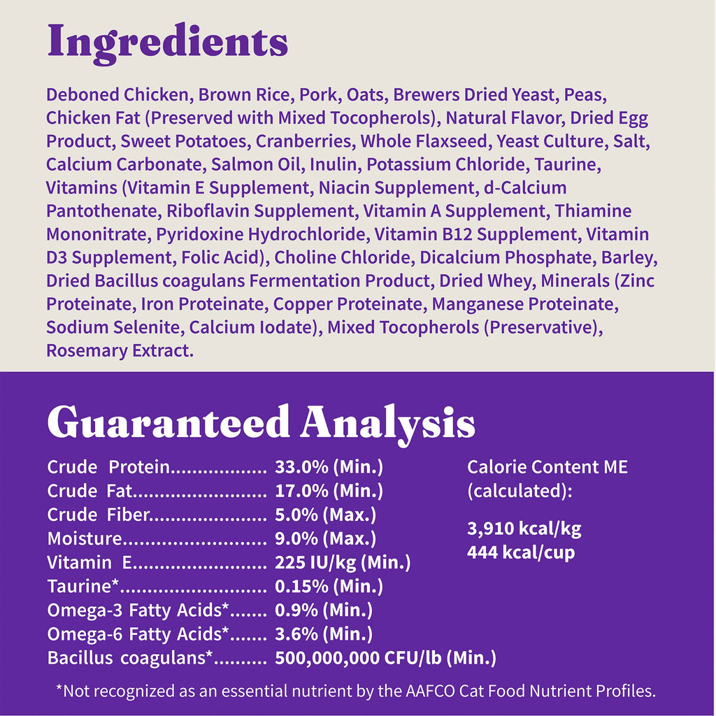 Dry Cat Food 3 lb O888