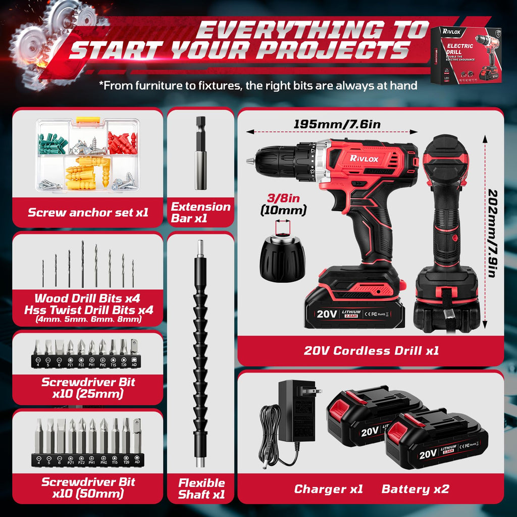 Cordless Drill Set W253