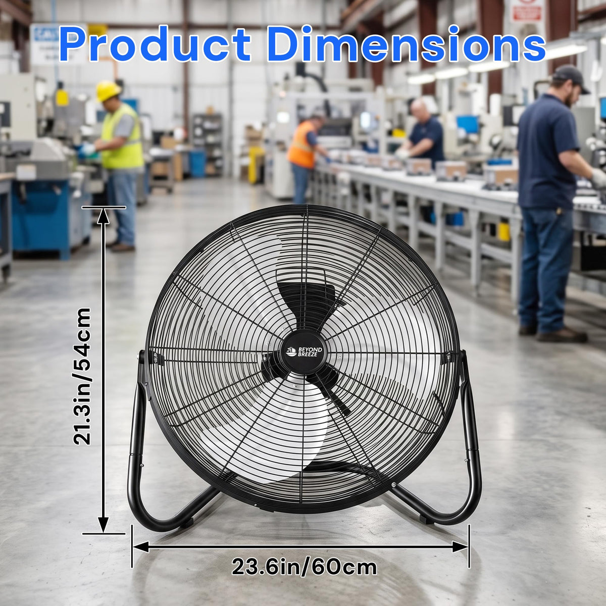 20'' High Velocity Wall Mount and Floor Fan with Remote Q66849