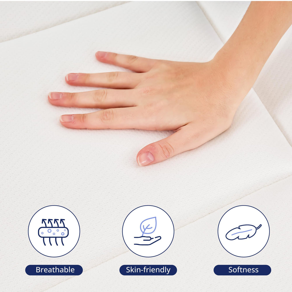 5 Inch Twin Cooling Gel Memory Foam Pillowtop Mattress T96111