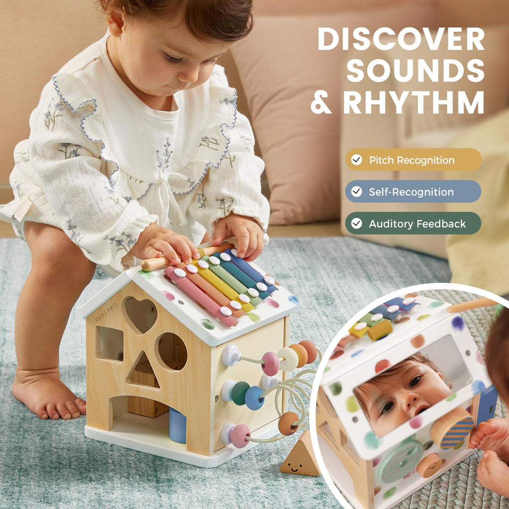 Wooden Activity Cube P732531