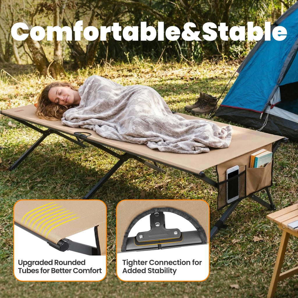 Heavy Duty 31.5'' Wide Folding Camping Cot L431