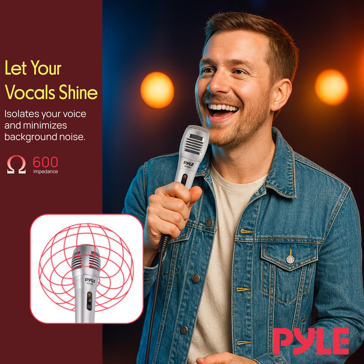 Wired Dynamic Handheld Microphone with XLR Cable U713270