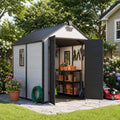 6x8 FT Resin Storage Shed with Floor R688084